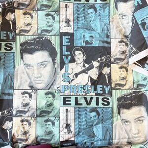 Elvis Presley Cotton Quilt Fabric Jailhouse Rock Remnant